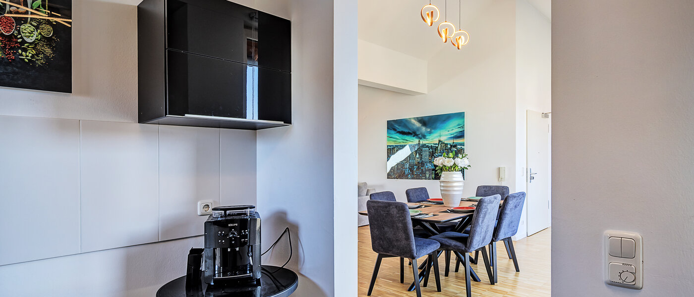 Апартамент с покривна тераса Aschheim 03 Кухня 14787