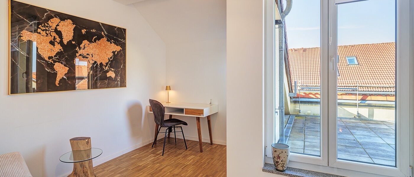 Апартамент с покривна тераса Aschheim 01 Кабинет/стая за гости 14787