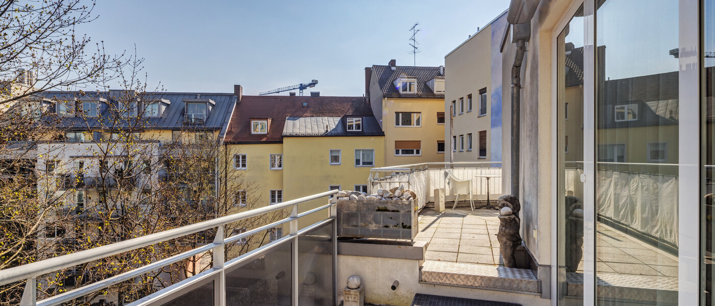 Ploché München Maxvorstadt - Universitätsviertel 02 Balkón 14794