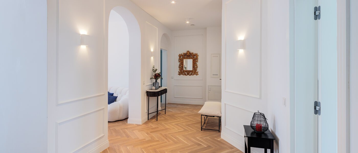 Platt München Schwabing-West (rund um den Hohenzollernplatz) 01 Korridor/hallgång 14795