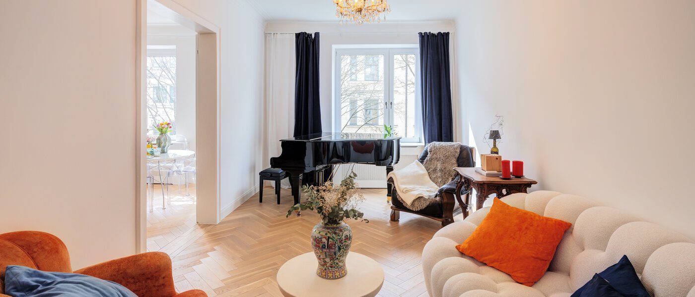 Platt München Schwabing-West (rund um den Hohenzollernplatz) 01 Vardagsrum 14795