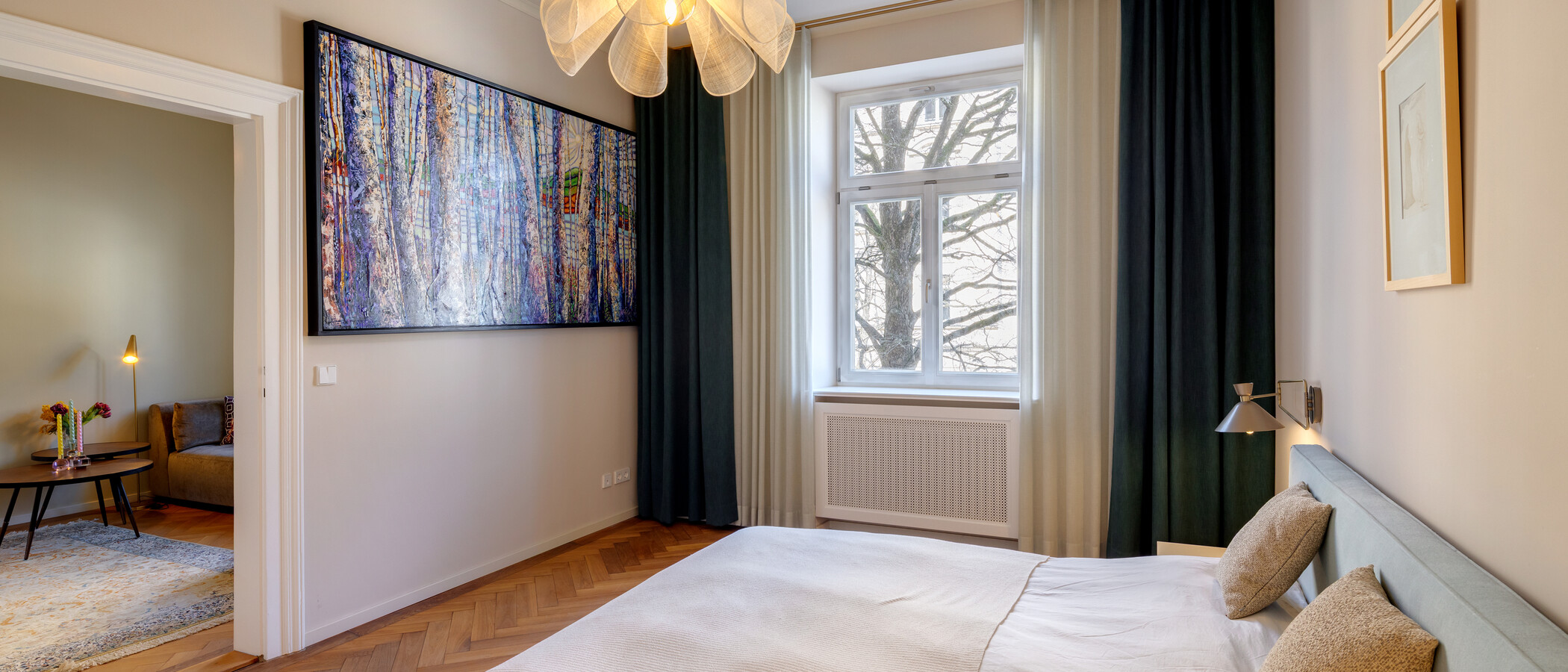 Ploché München Haidhausen 02 Ložnice 14796