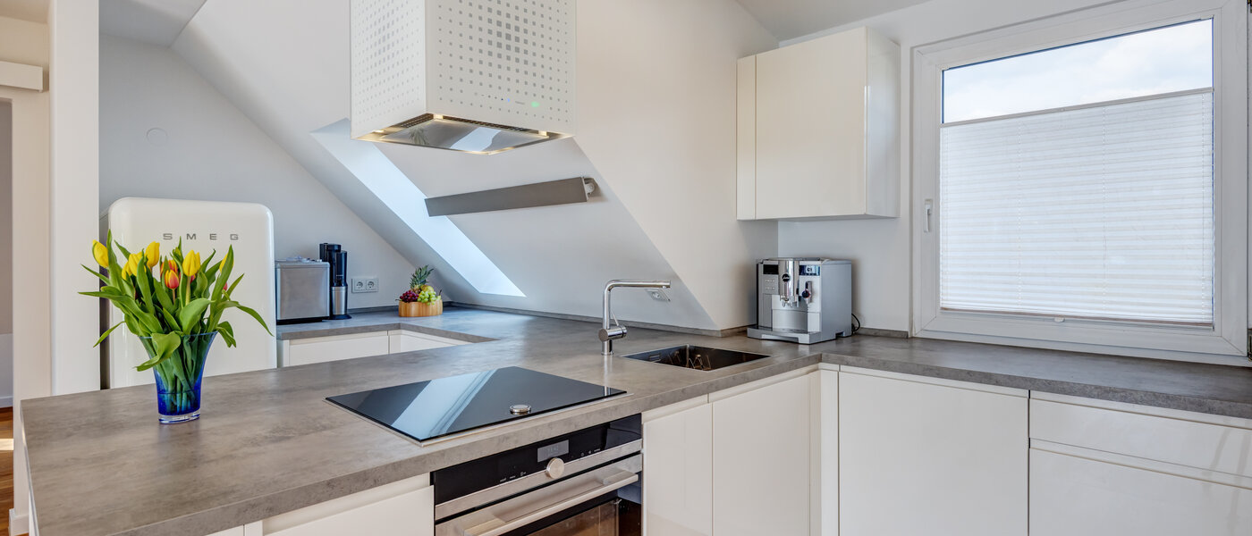 옥상 테라스 플랫 München Moosach 02 주방 14797