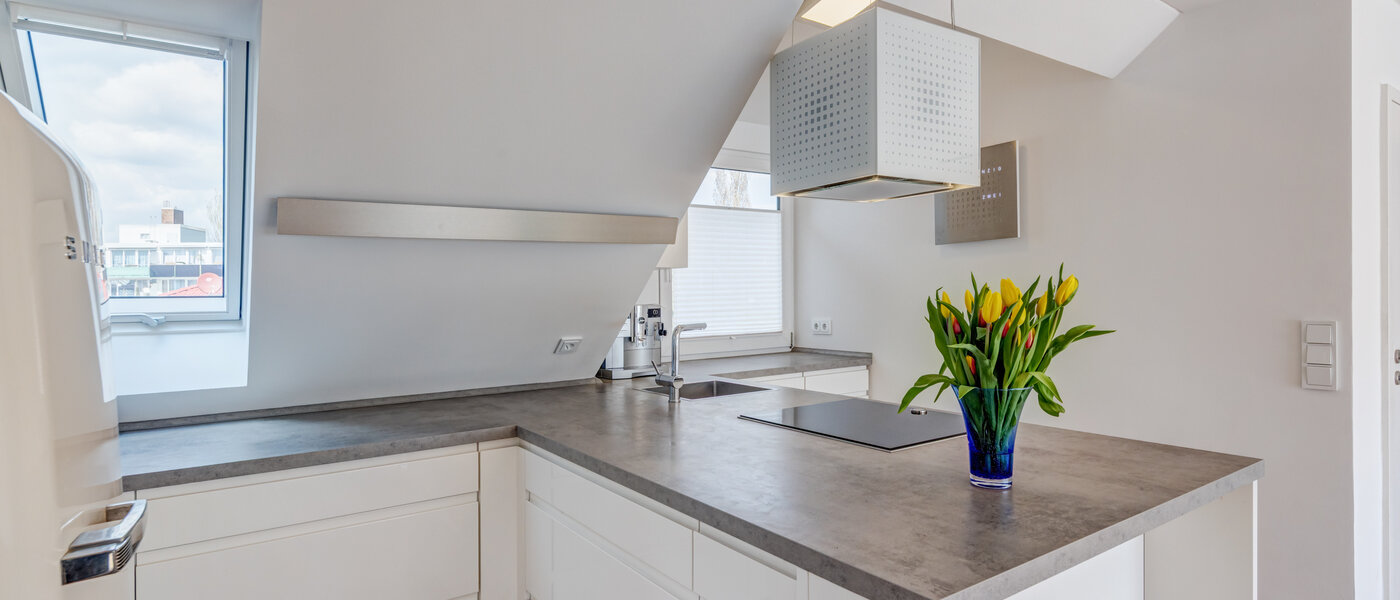 옥상 테라스 플랫 München Moosach 03 주방 14797