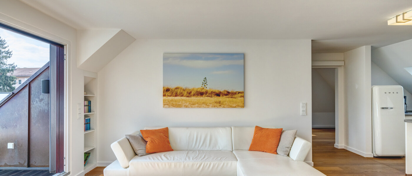 옥상 테라스 플랫 München Moosach 02 거실 공간 14797