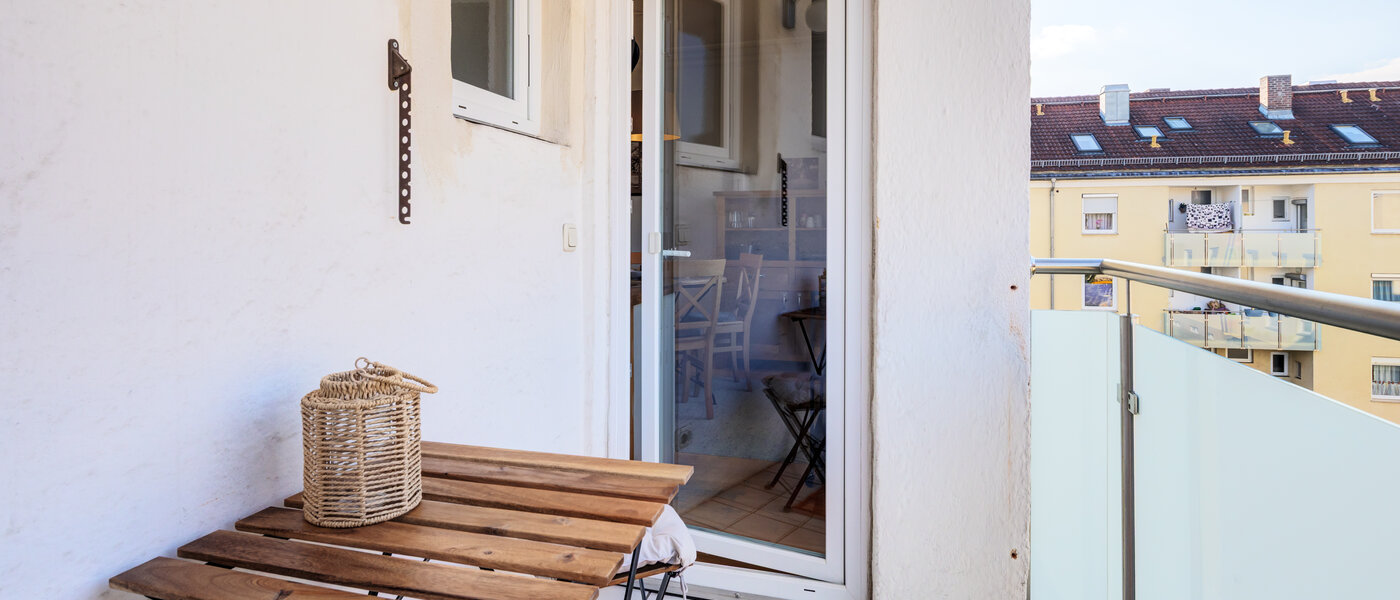 Плоский München Milbertshofen 02 Балкон 14806