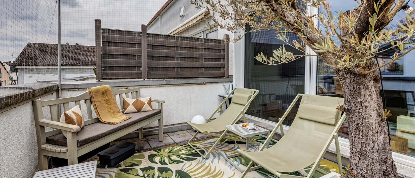 Maisonette lakás Germering 03 Tetőterasz 14809