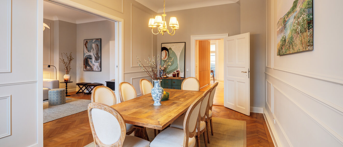 Plano München Altbogenhausen 01 Sala de jantar 14814