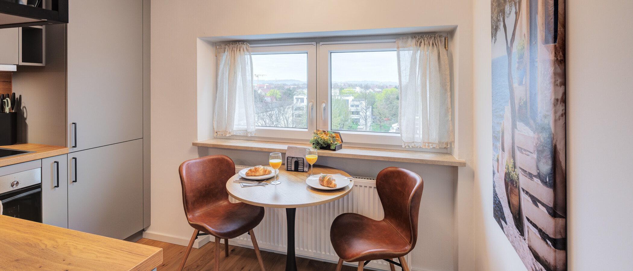 Flat Neufahrn b. Freising 02 Kjøkken 14815