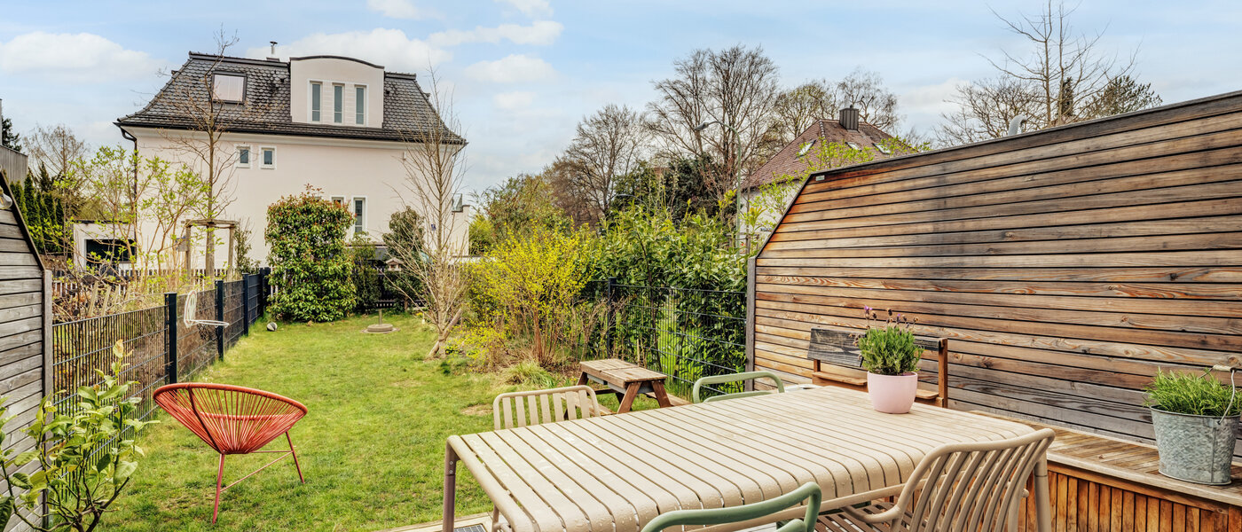 Редова къща München Harlaching 01 Градина 14816