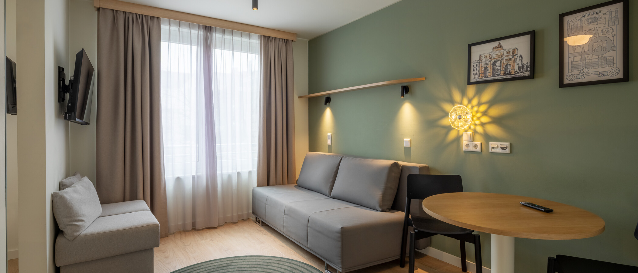 Flad München Schwanthalerhöhe 01 Opholdsområde 14817