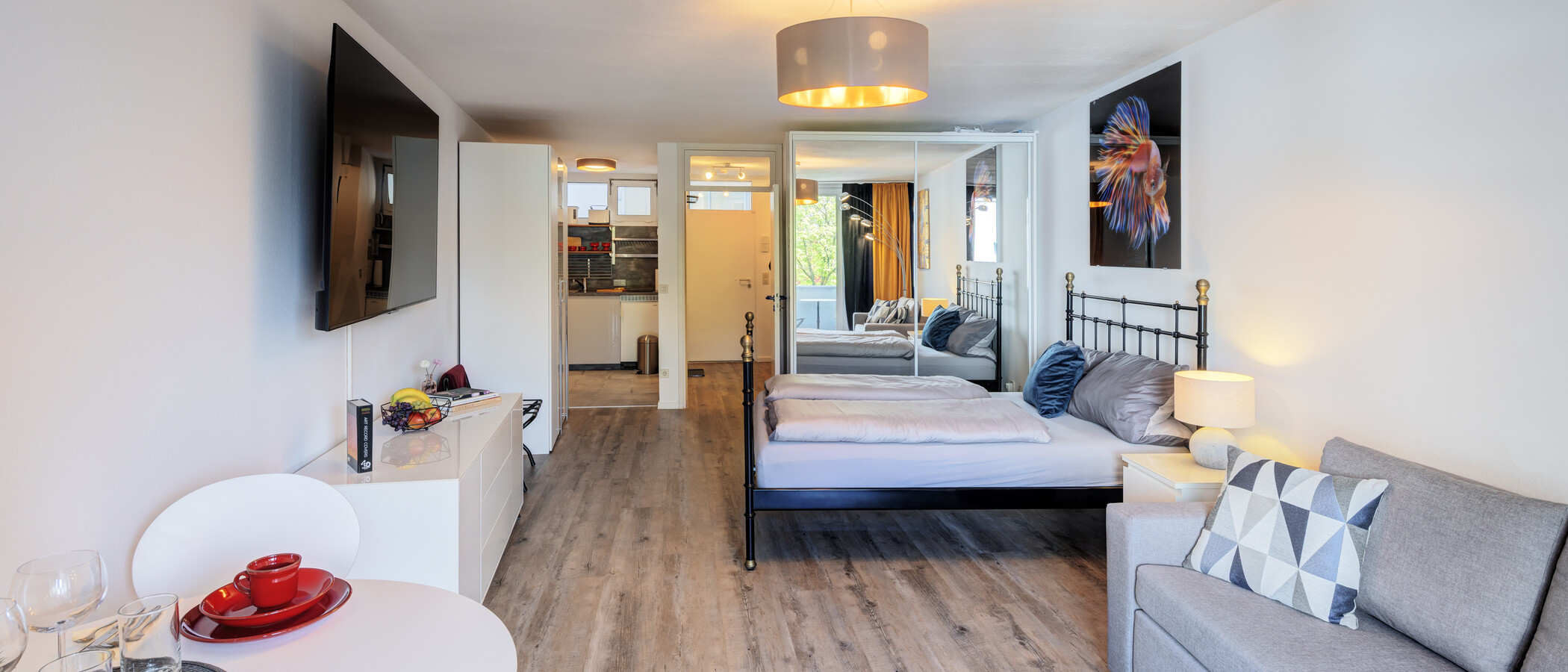 Ploché München Maxvorstadt 04 Obývací prostor 14821