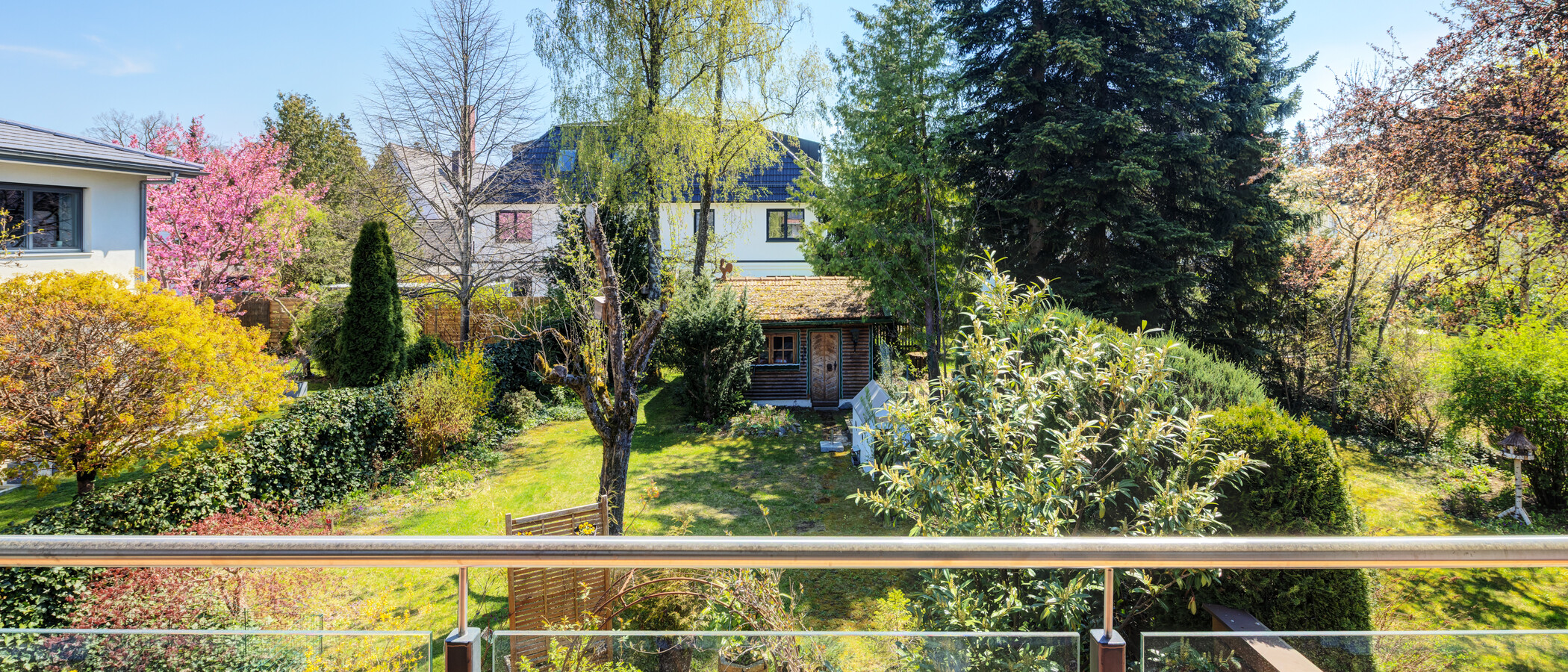 Maisonette daire München Waldtrudering 01 Bahçe 14825