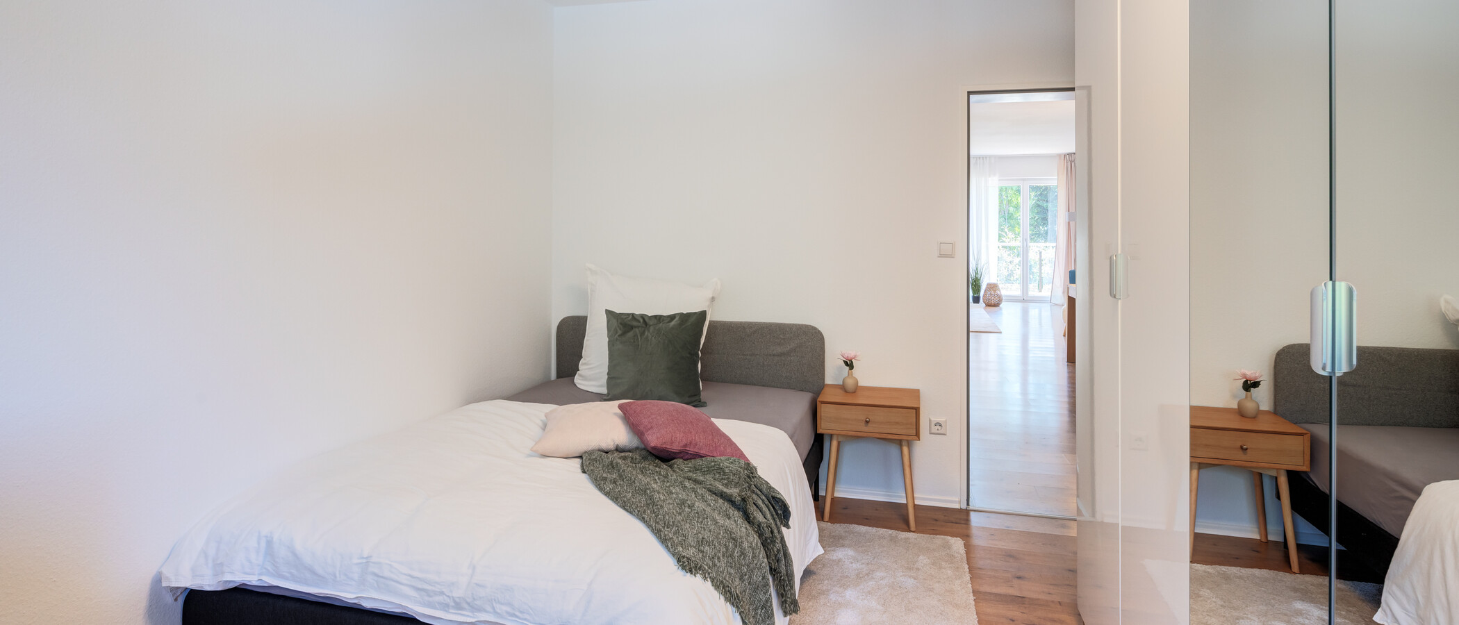 Maisonette daire München Waldtrudering 01 2. yatak odası 14825