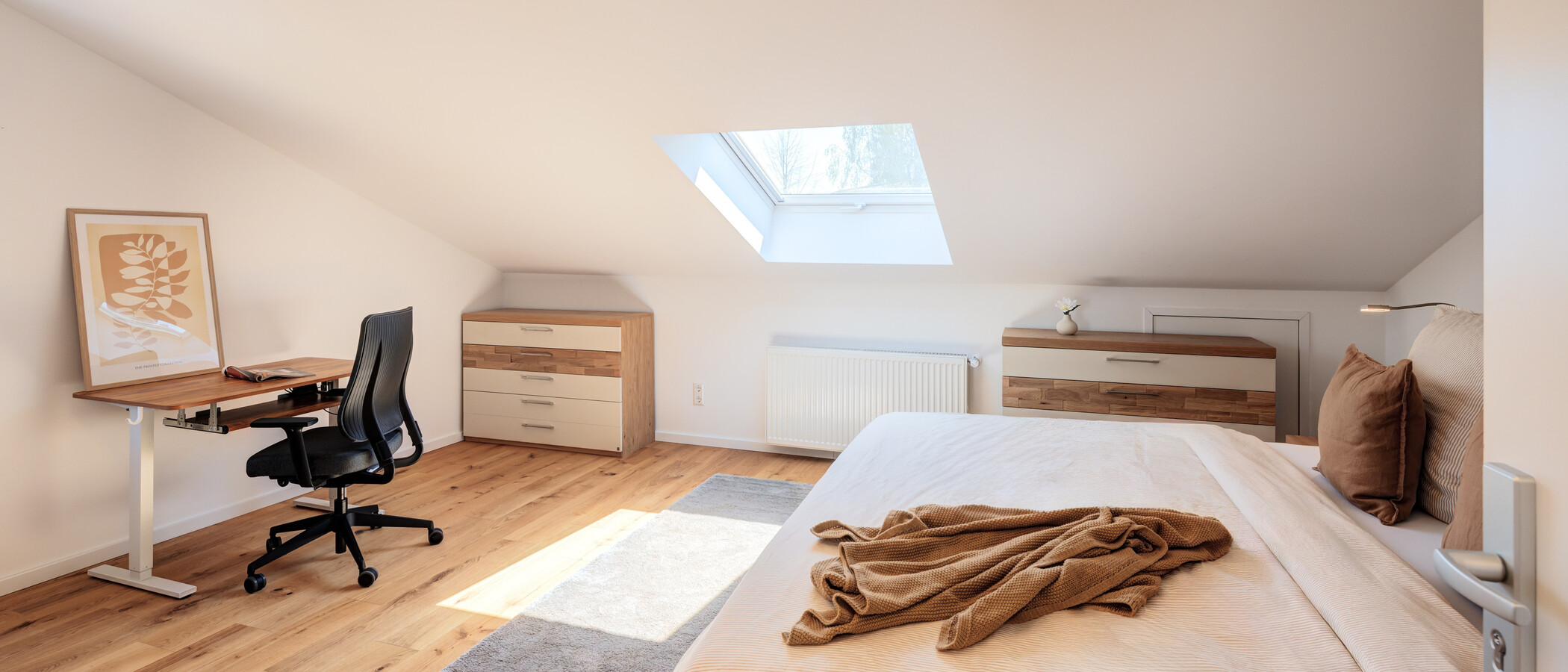 Maisonette daire München Waldtrudering 01 1. yatak odası 14825