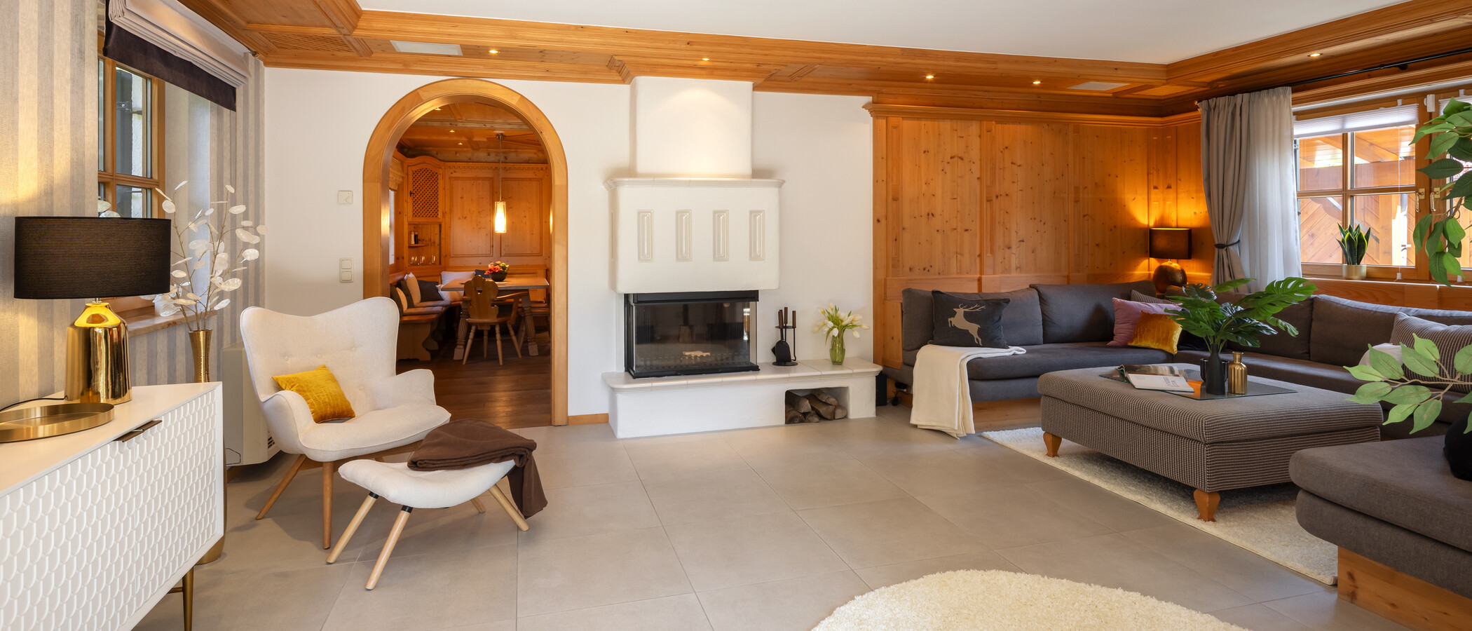 Fristående hus München Obersendling 02 Vardagsrum 14826