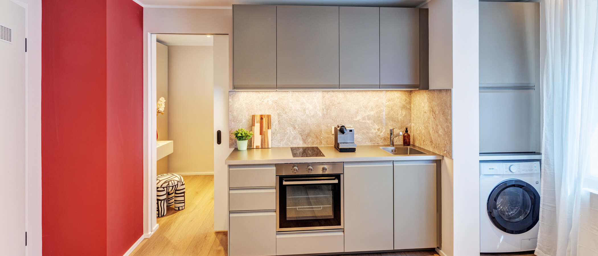 Ravna stran München Glockenbachviertel 03 Dnevni prostor 14828