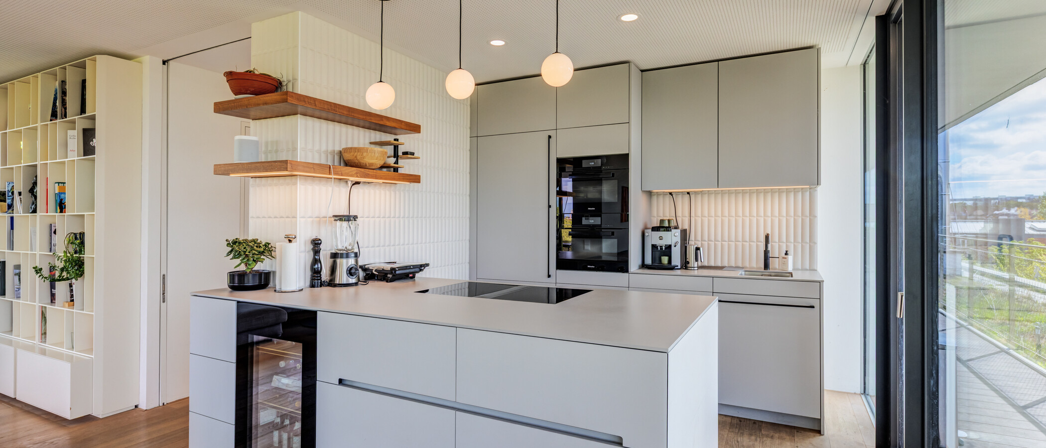 Penthouse byt München Haidhausen 01 Kuchyně 14832