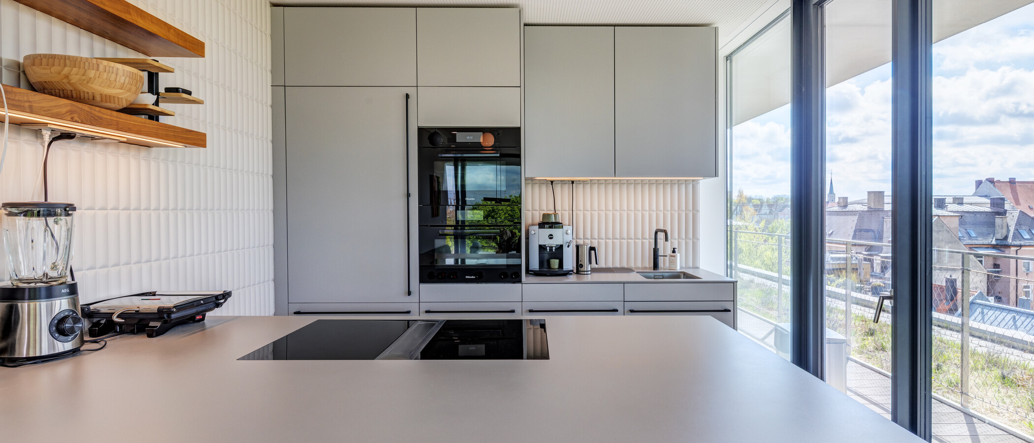 Penthouse byt München Haidhausen 03 Kuchyně 14832