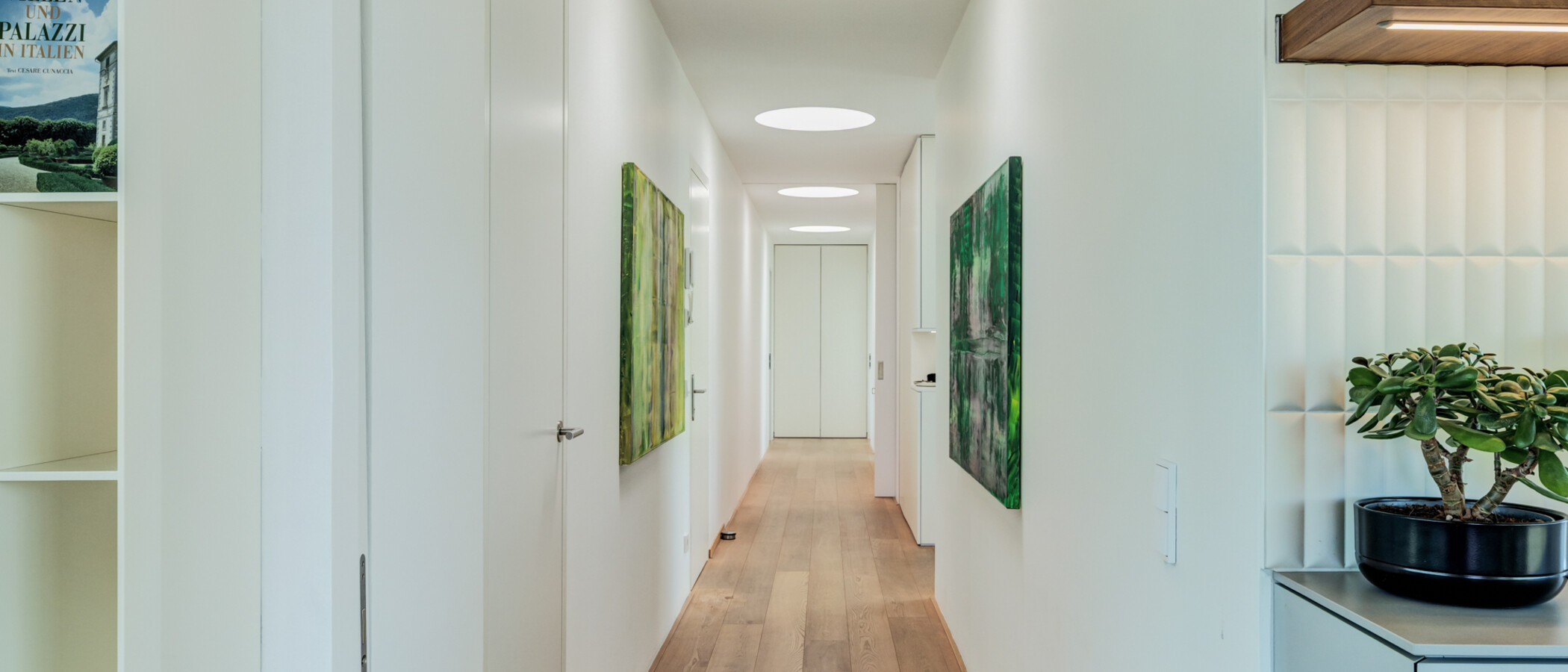 Penthouse byt München Haidhausen 03 Chodba/chodba 14832