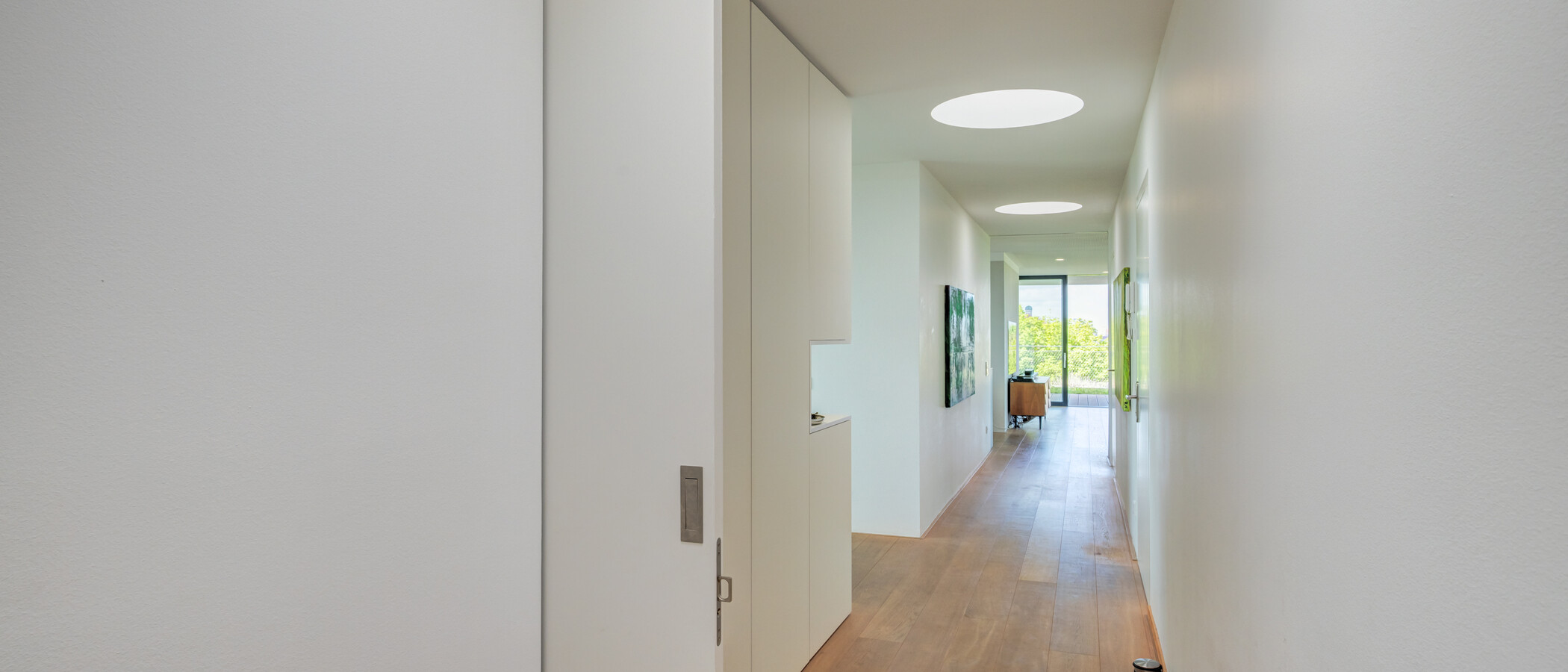 Penthouse byt München Haidhausen 04 Chodba/chodba 14832