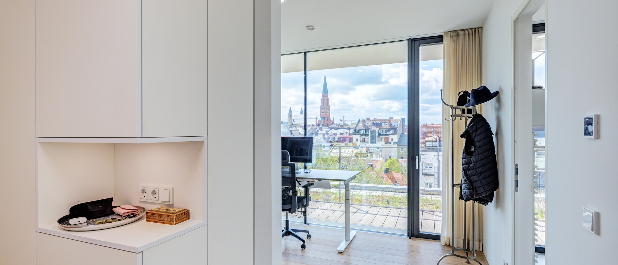 Penthouse byt München Haidhausen 03 Pracovní oblast 14832