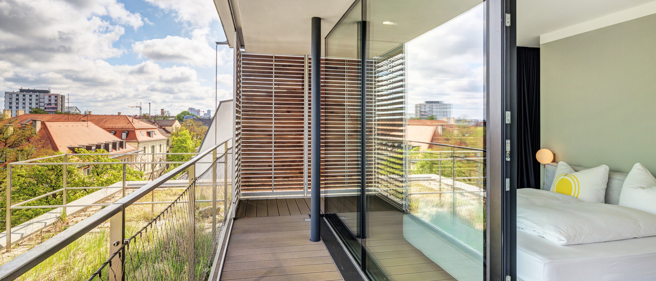 Penthouse byt München Haidhausen 04 Střešní terasa 14832