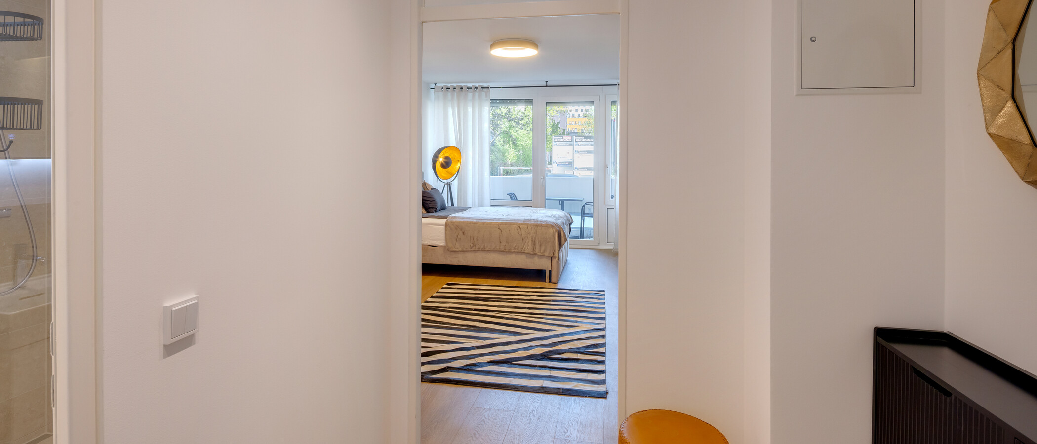 Düz München Schwabing-West 02 Koridor/koridor geçidi 14835