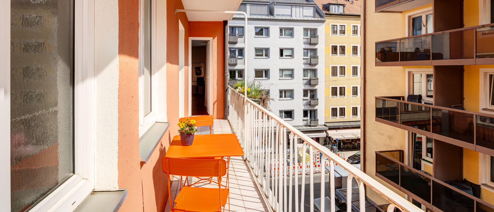 Plat München Schwabing (links der Leopoldstraße) 01 Balcon 14839