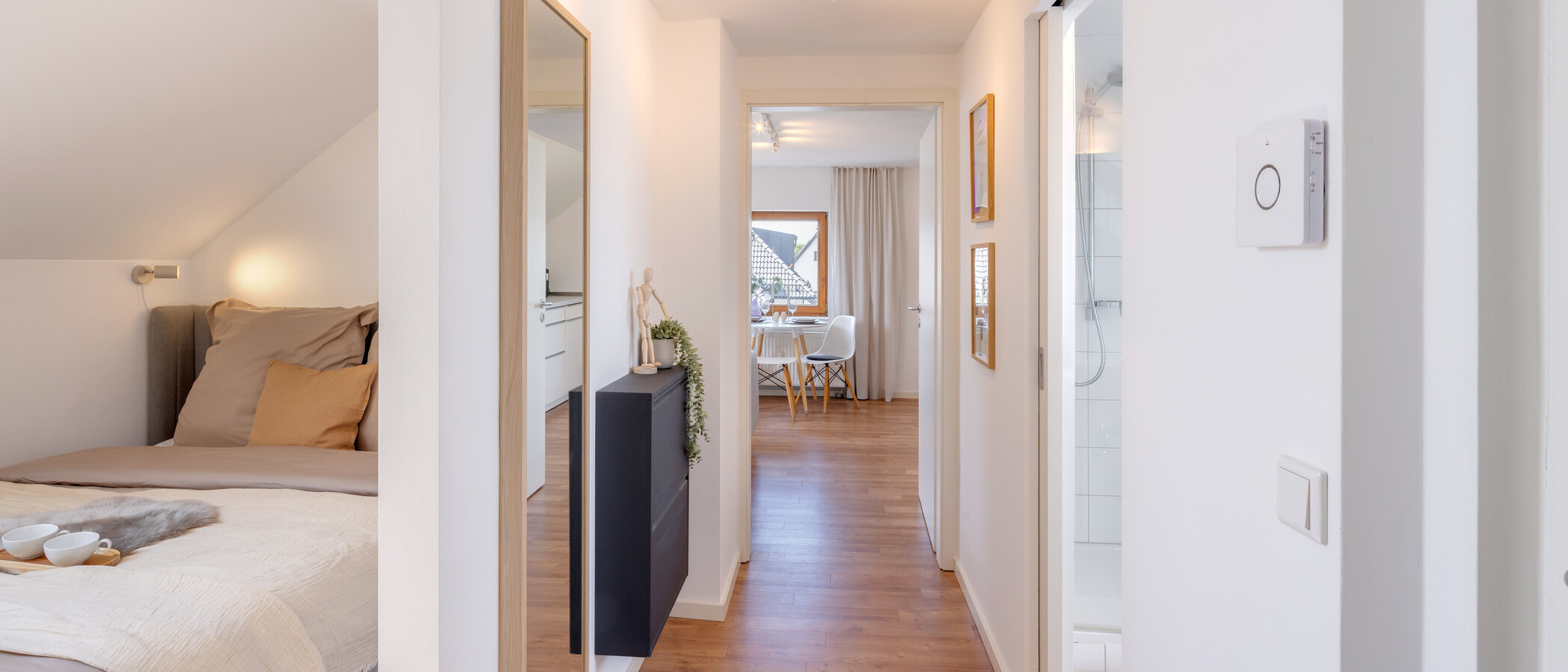 Podstrešno stanovanje München Daglfing 01 Koridor/hodnik 14852