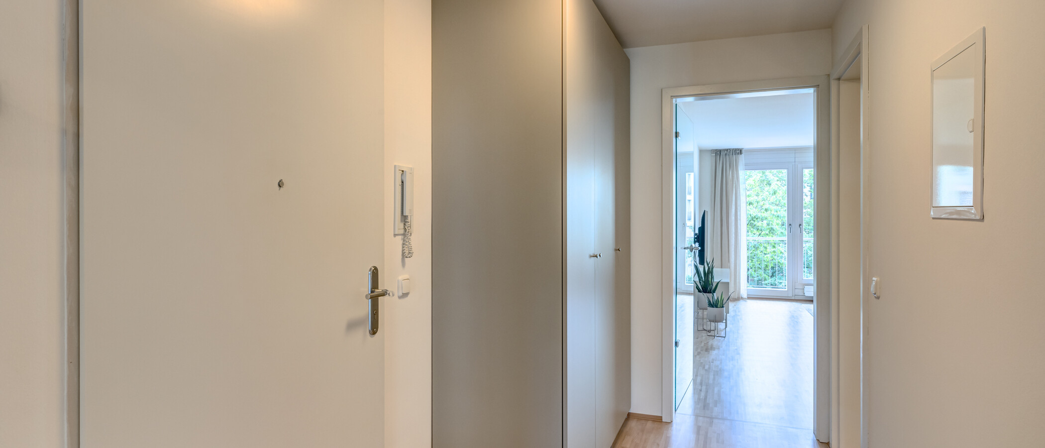 Düz München Glockenbachviertel 01 Koridor/koridor geçidi 14855