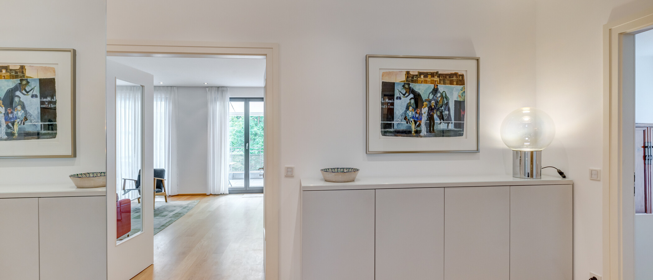 Platt München Bogenhausen 02 Korridor/hallgång 14869