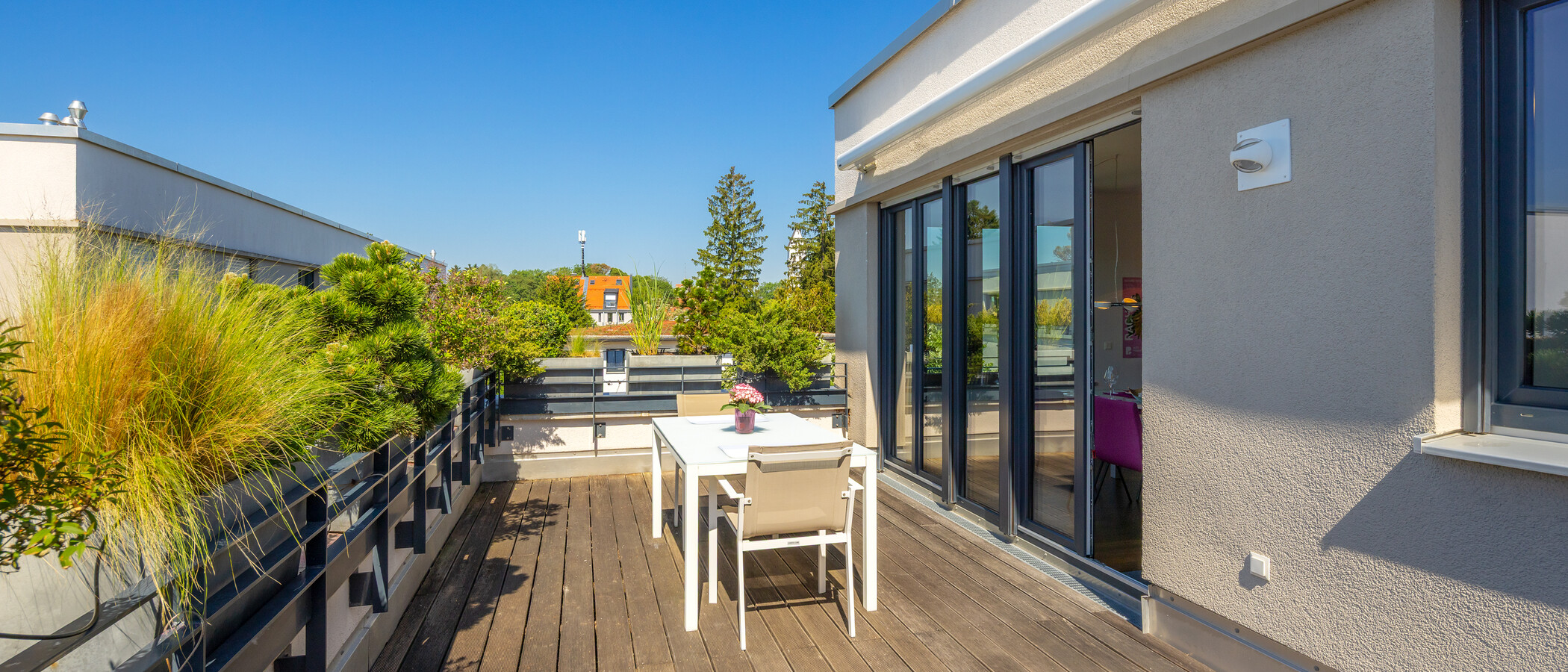 Apartament cu terasă pe acoperiș München Altbogenhausen 01 Terasă pe acoperiș 14872