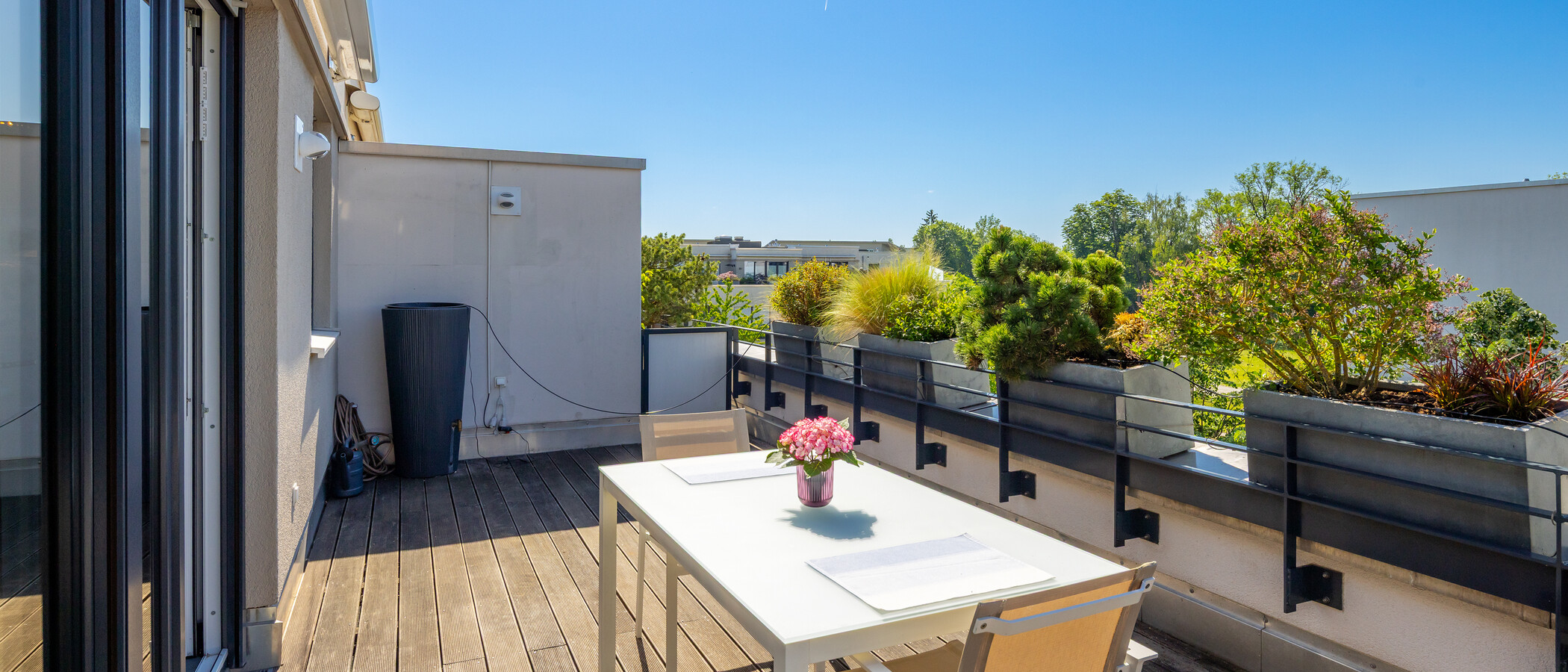 Apartament cu terasă pe acoperiș München Altbogenhausen 02 Terasă pe acoperiș 14872
