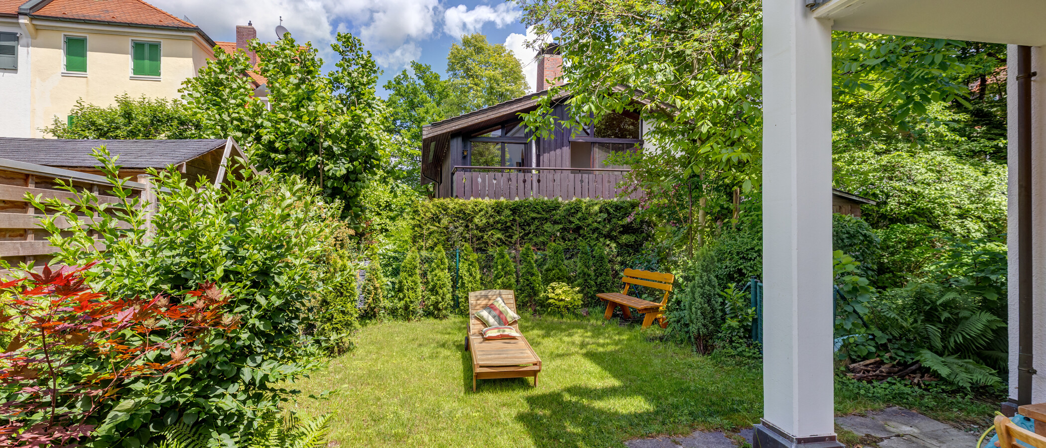 Kerti lakás München Pasing 02 Kert 14874