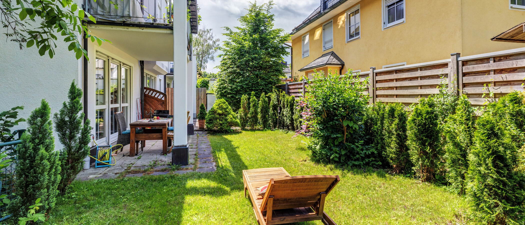 Kerti lakás München Pasing 03 Kert 14874
