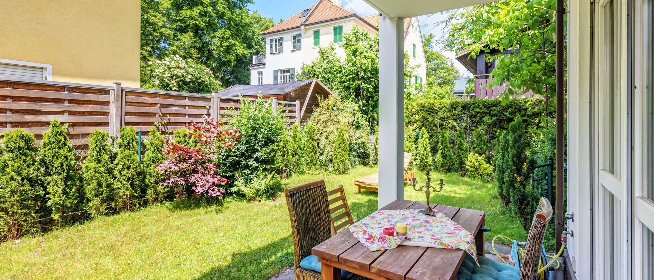 Kerti lakás München Pasing 01 1. terasz 14874