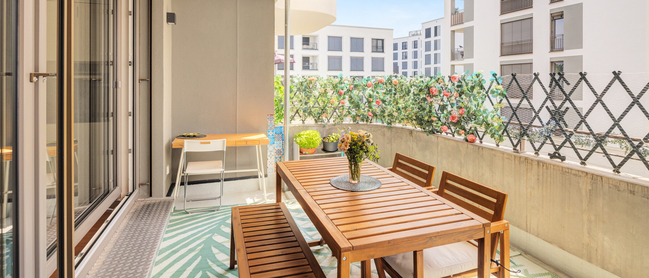 Flat München Neuperlach 01 Balkong 14902