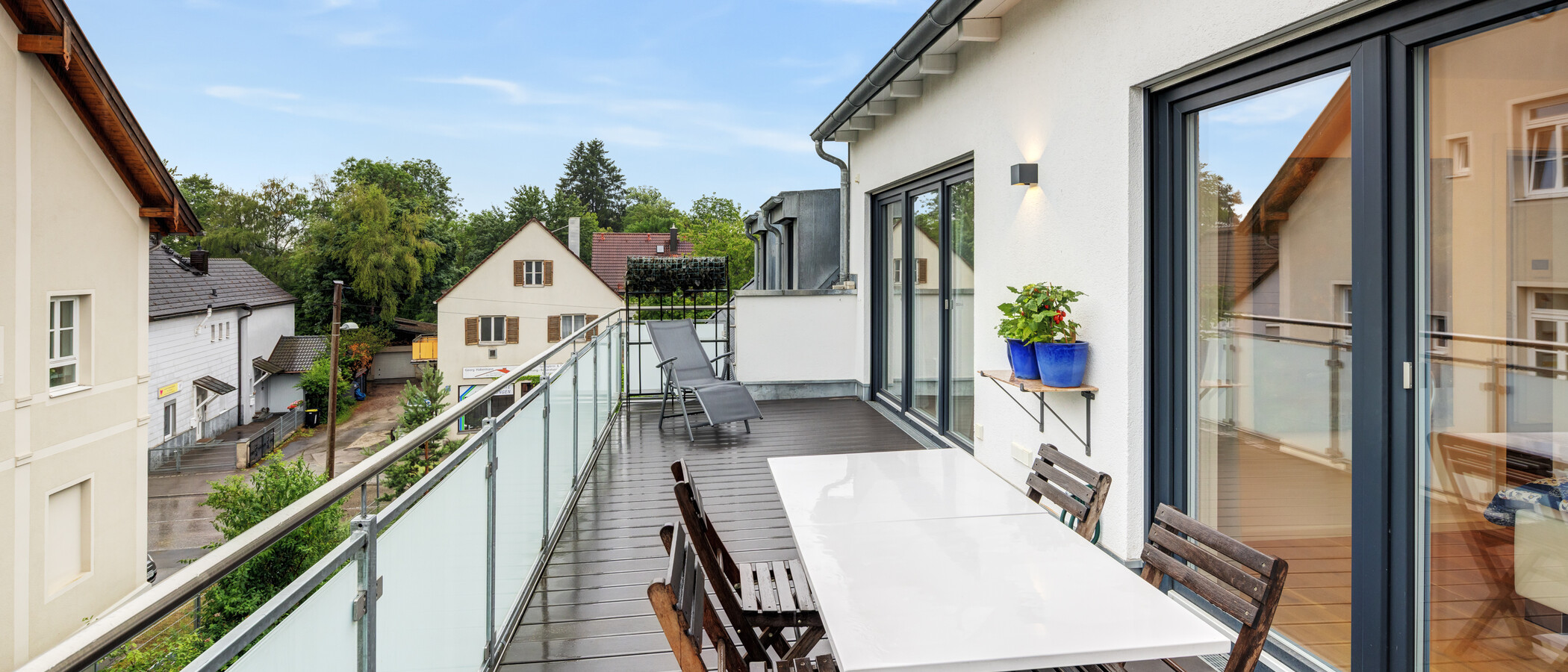 Mieszkanie na poddaszu München Allach 03 Taras na dachu 14913