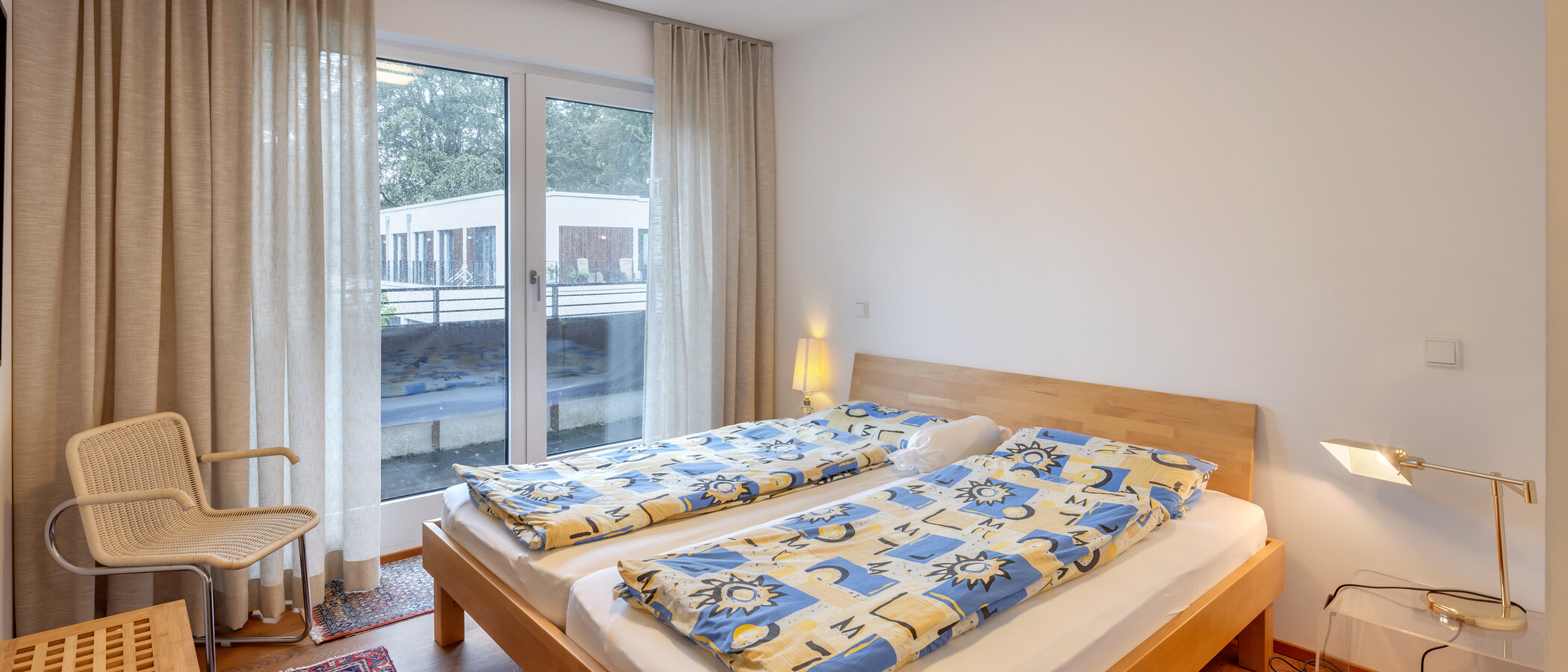 옥상 테라스 플랫 München Menterschwaige 01 침실 14914