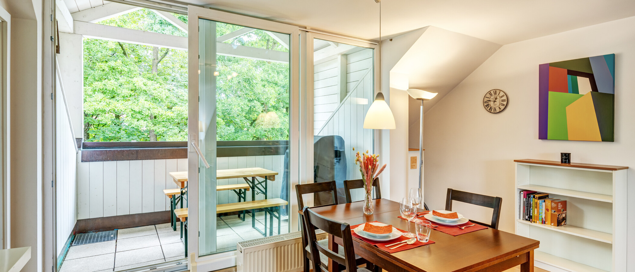 Apartamento no sótão München Obergiesing 01 Loggia 14920