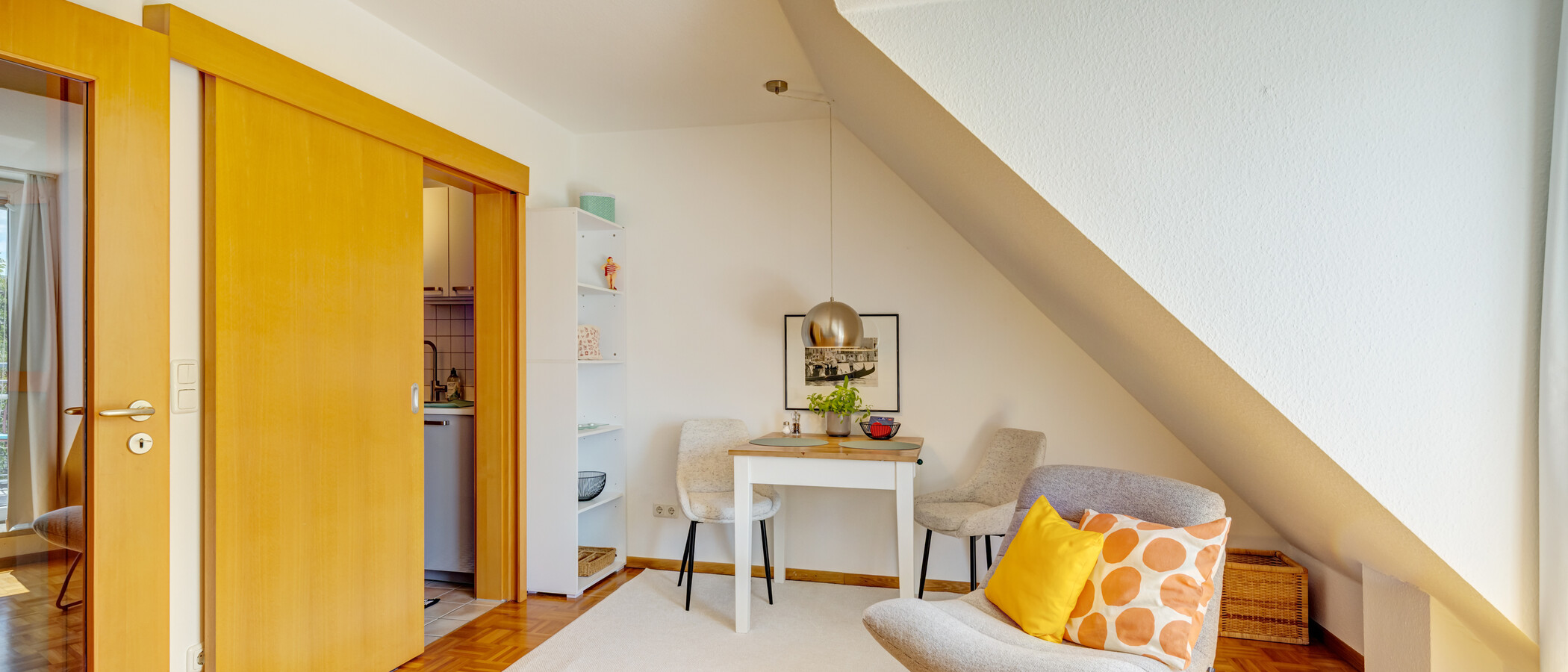 Loftsleilighet München Obermenzing 03 Stue og oppholdsrom 14927