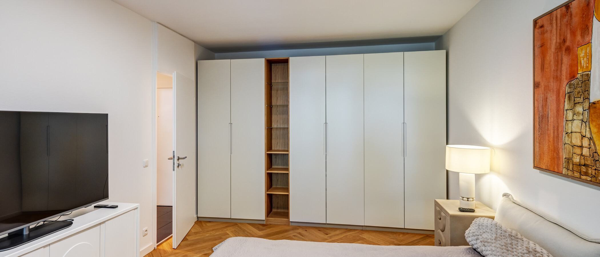 Zahradní byt München Herzogpark 03 Ložnice 14929