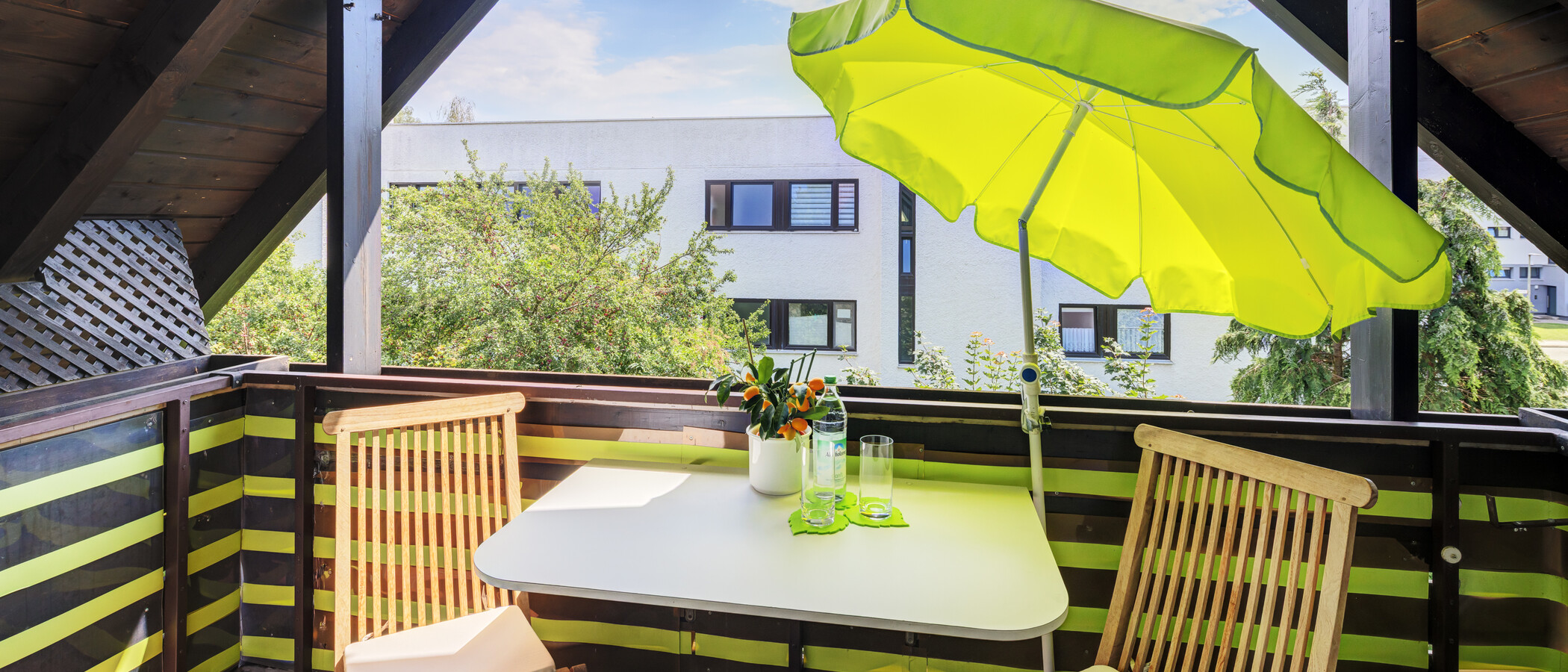 Podkrovní byt Germering 01 Balkon 14946