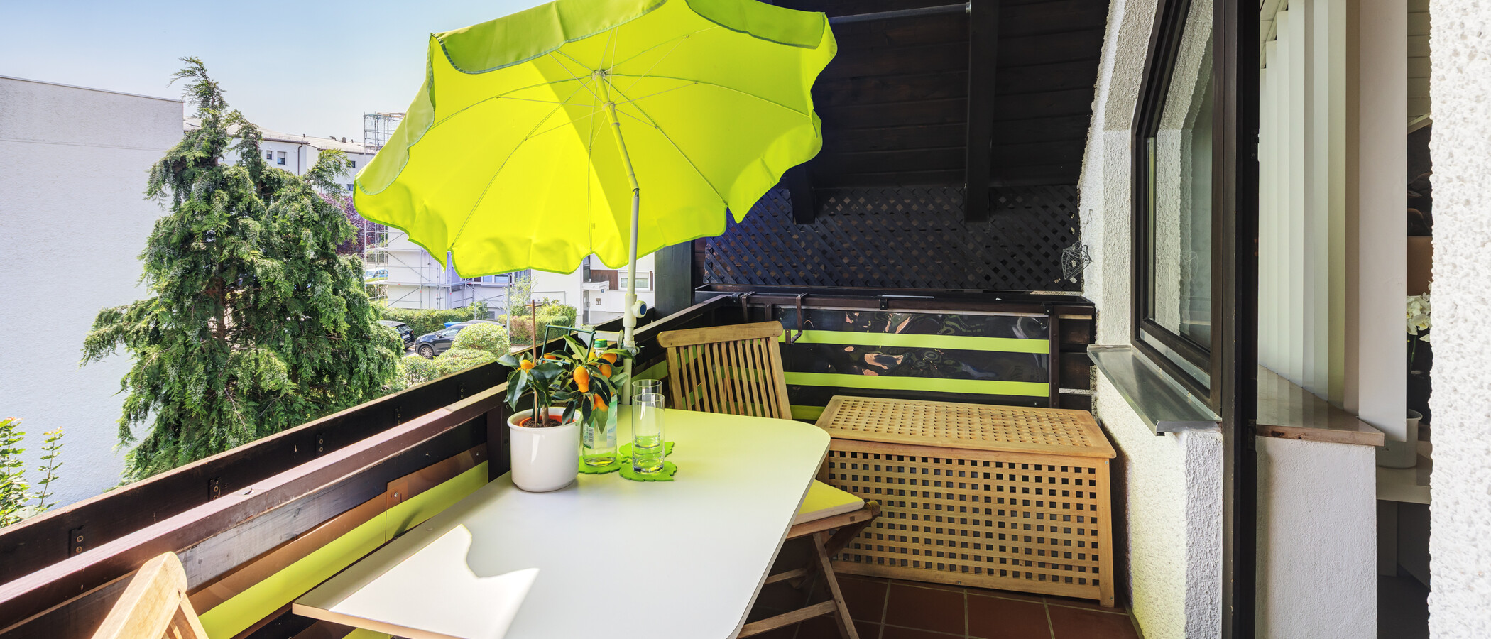 Podkrovní byt Germering 03 Balkon 14946