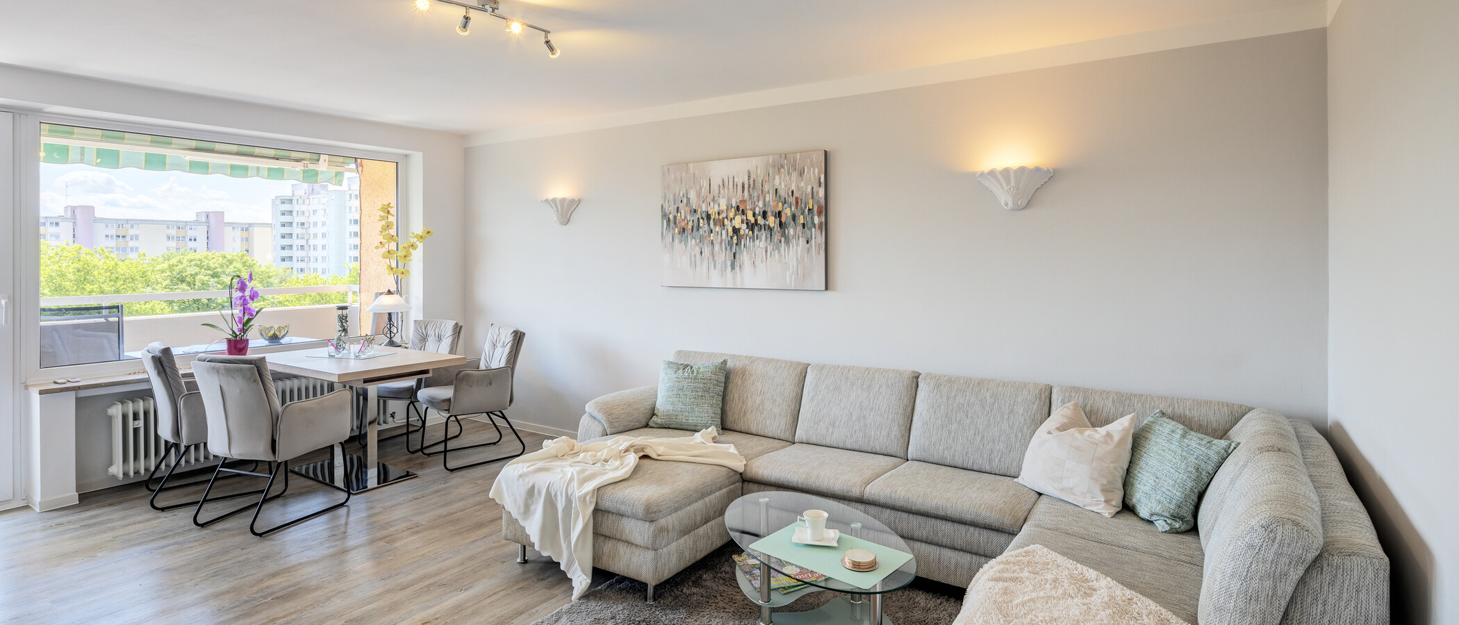 Flat München Neuperlach 01 Stue og oppholdsrom 14948