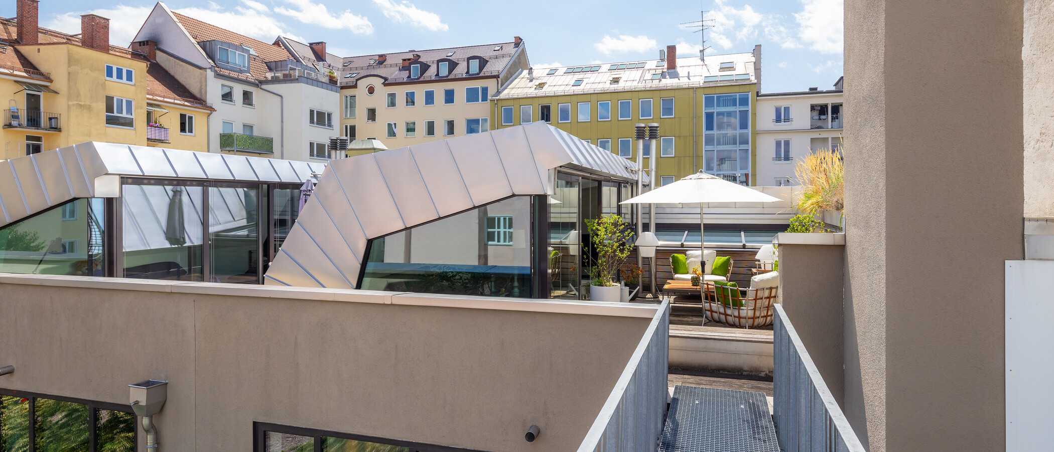 Městský dům München Maxvorstadt 03 Střešní terasa 14950
