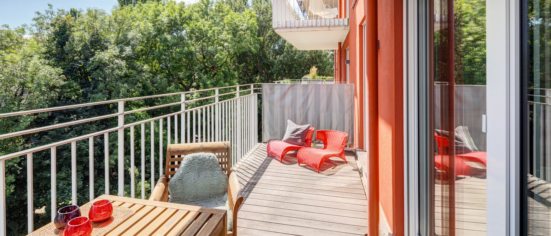 Podkrovní byt München Au 02 Balkon 14953