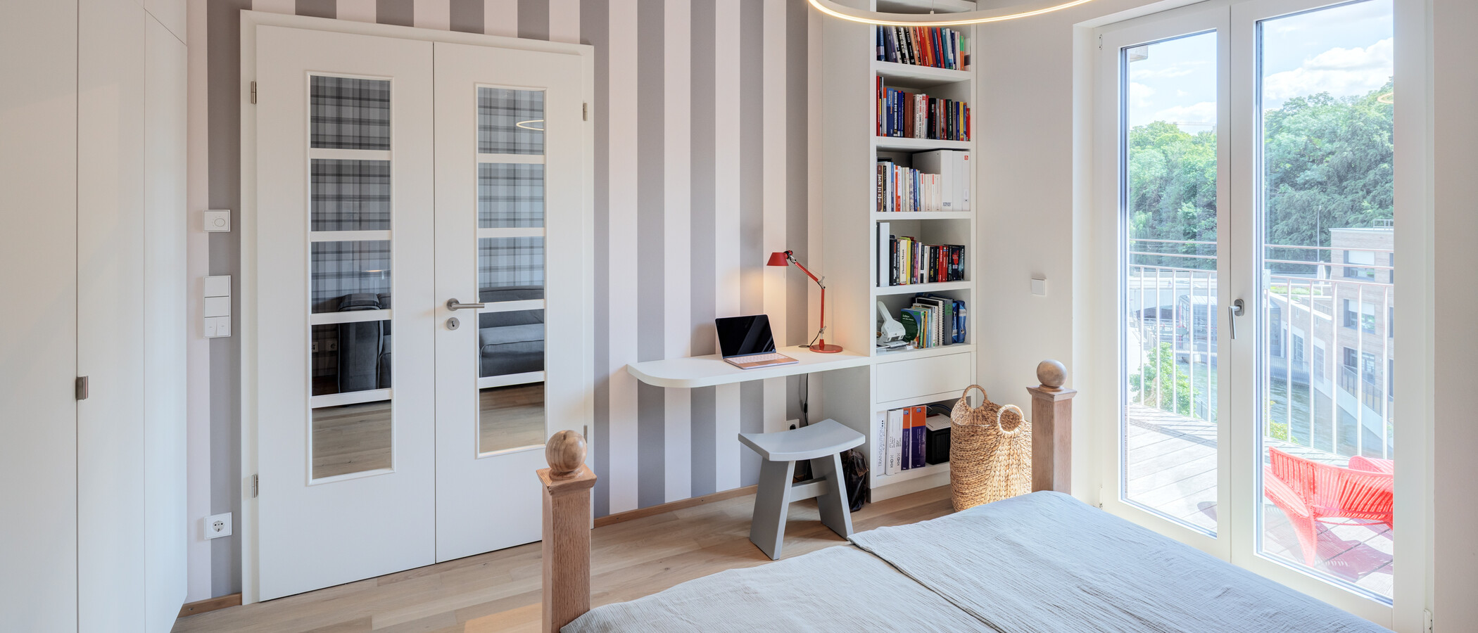 Podkrovní byt München Au 02 Ložnice 14953