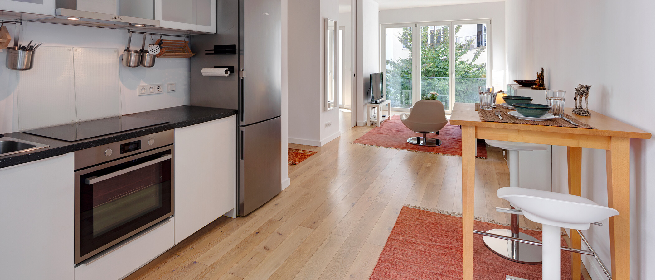 Flat München Maxvorstadt 02 Kjøkken 14968